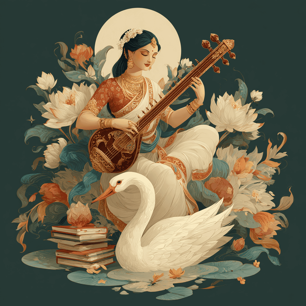 HD Saraswati Wallpaper wallpapers