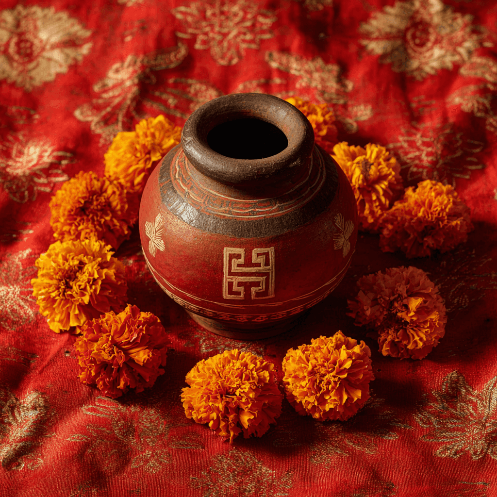 Kalash and Swastik Wallpaper wallpapers