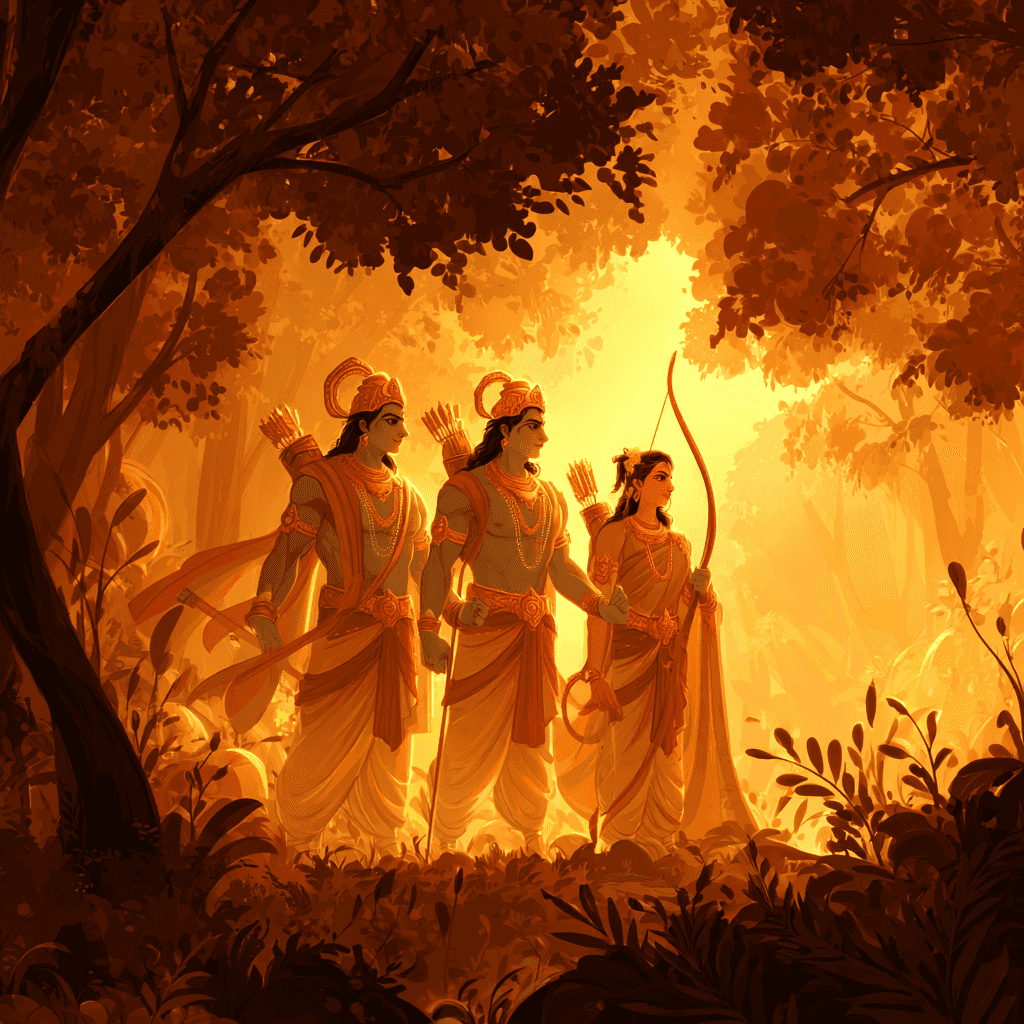 Ramayan Characters Wallpaper (Ram, Lakshman, Sita, Ravan) wallpapers