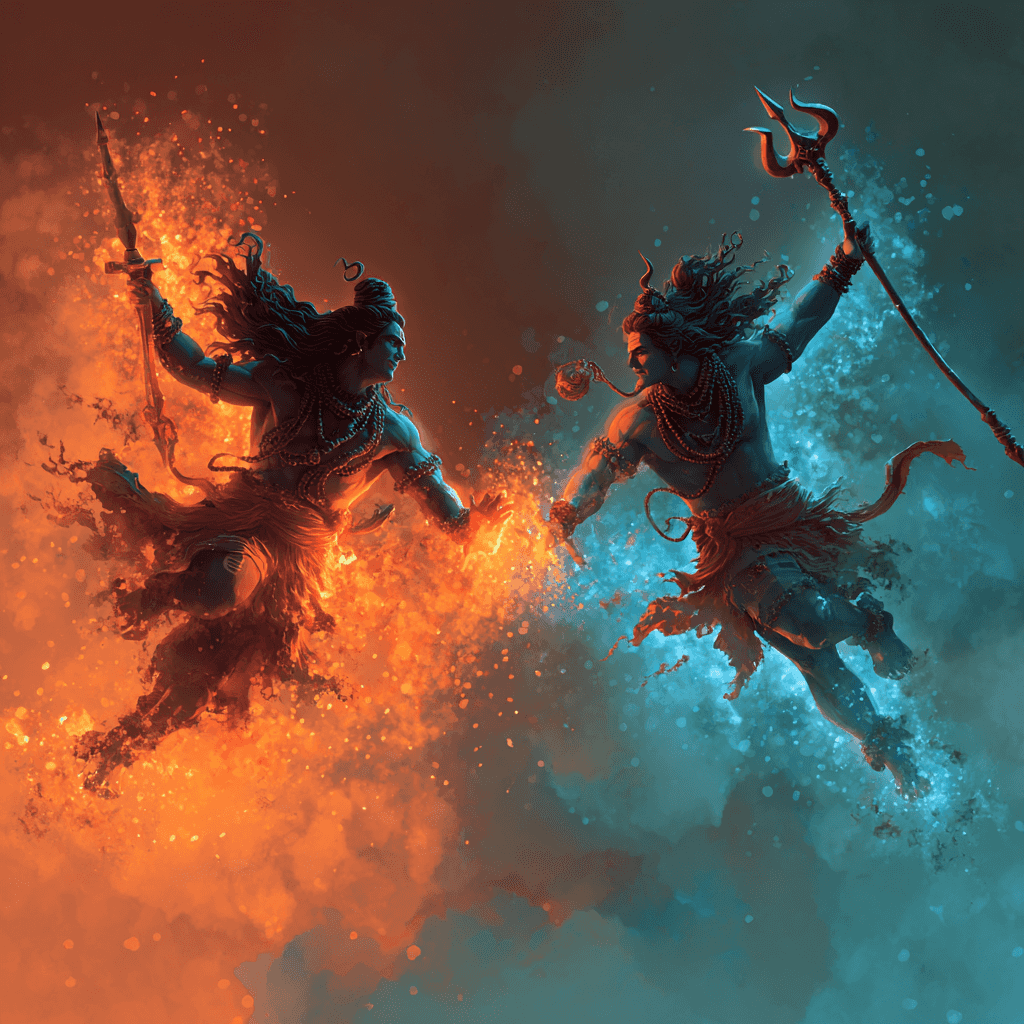 Trishul & Damru Wallpaper wallpapers