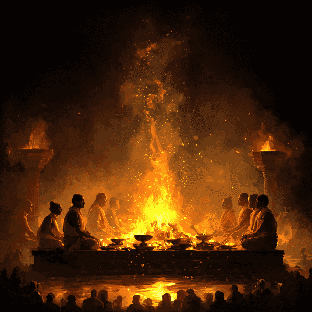 Yagya Fire Wallpaper wallpapers