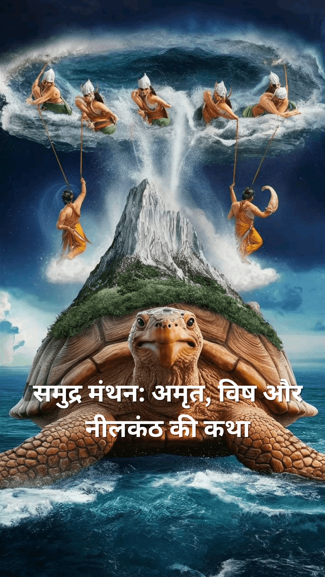 समुद्र मंथन: अमृत, विष और नीलकंठ की कथा