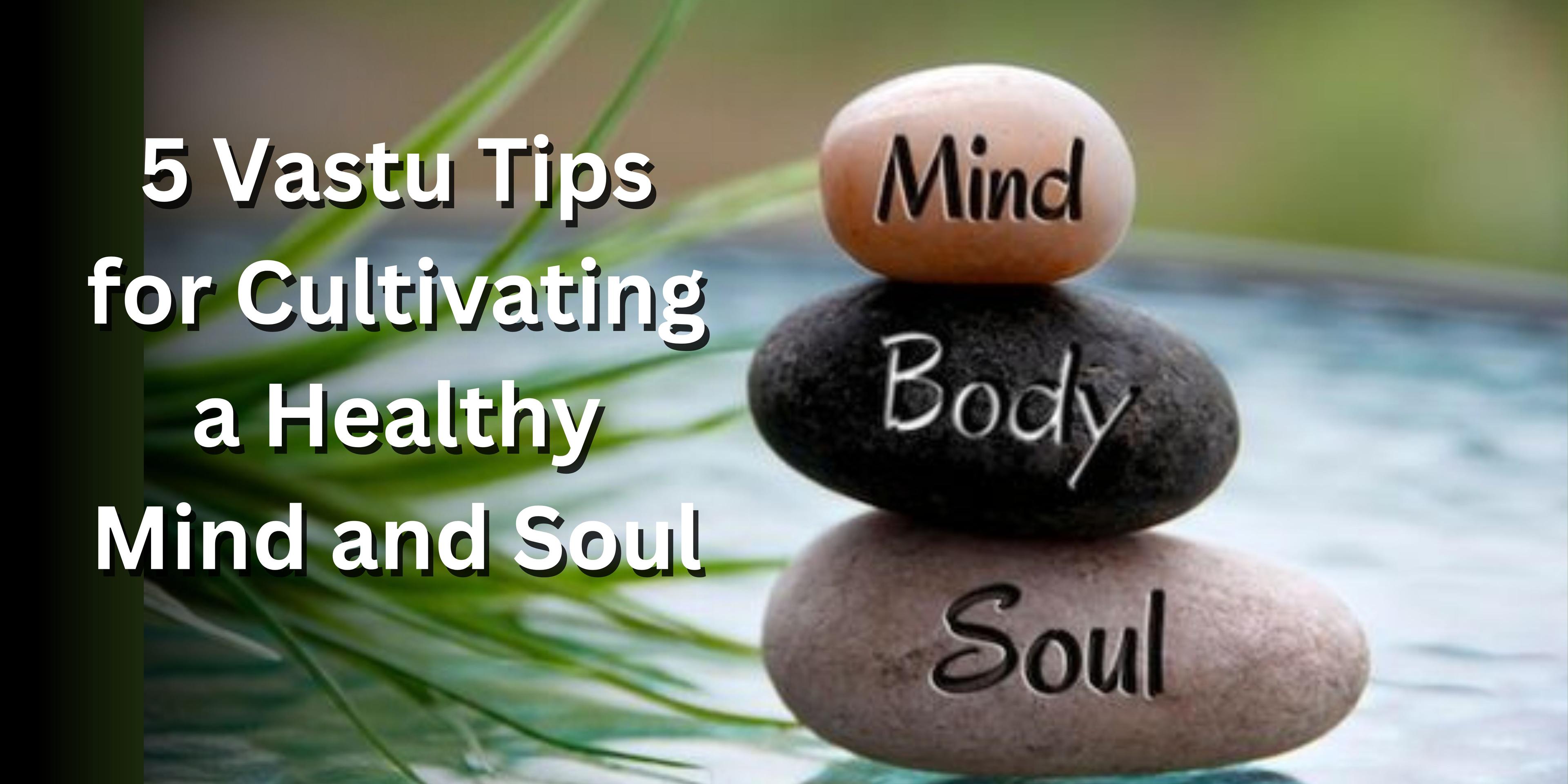 स्वस्थ मन और आत्मा के लिए 5 वास्तु टिप्स