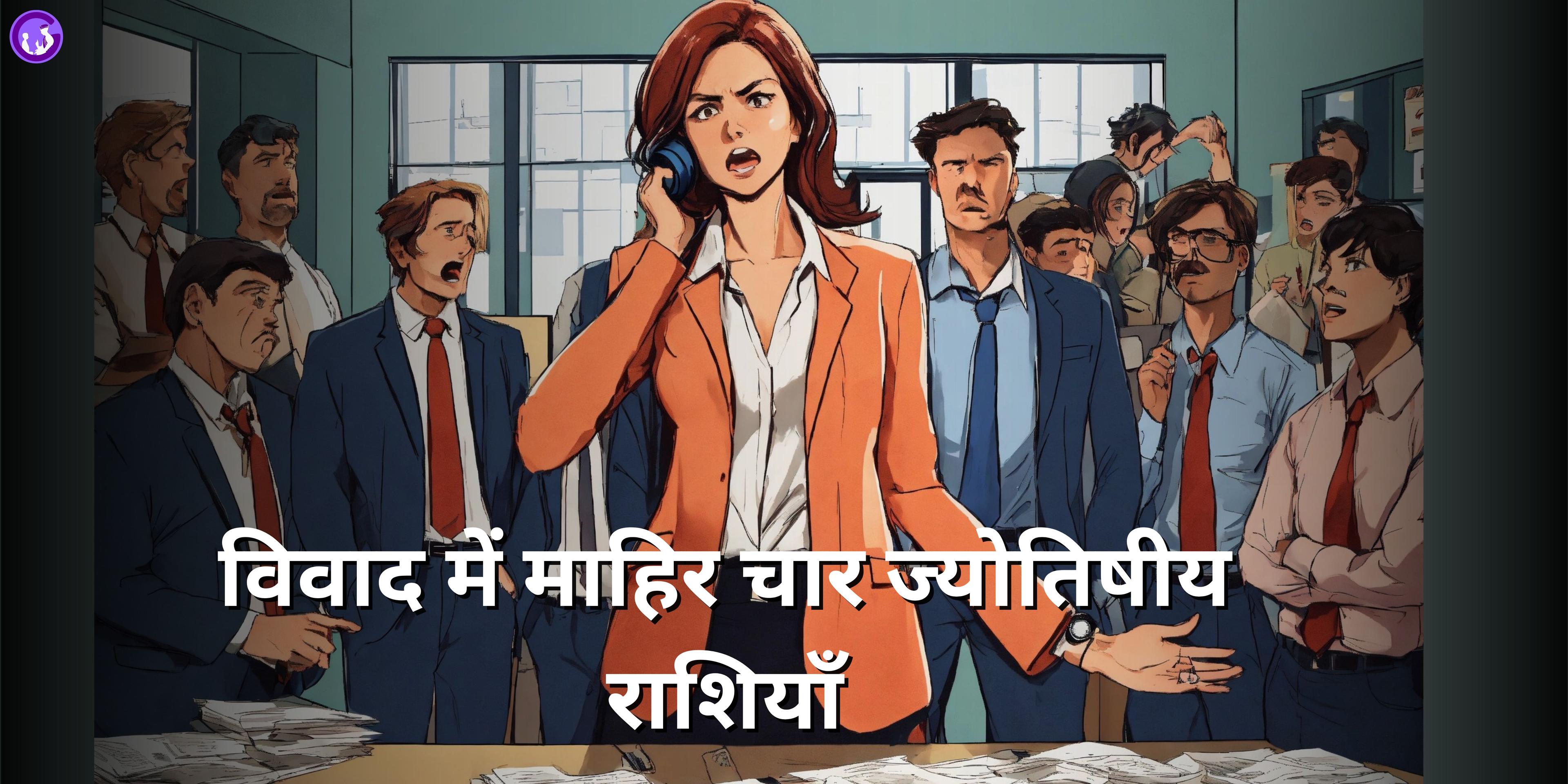 विवाद में माहिर चार ज्योतिषीय राशियाँ