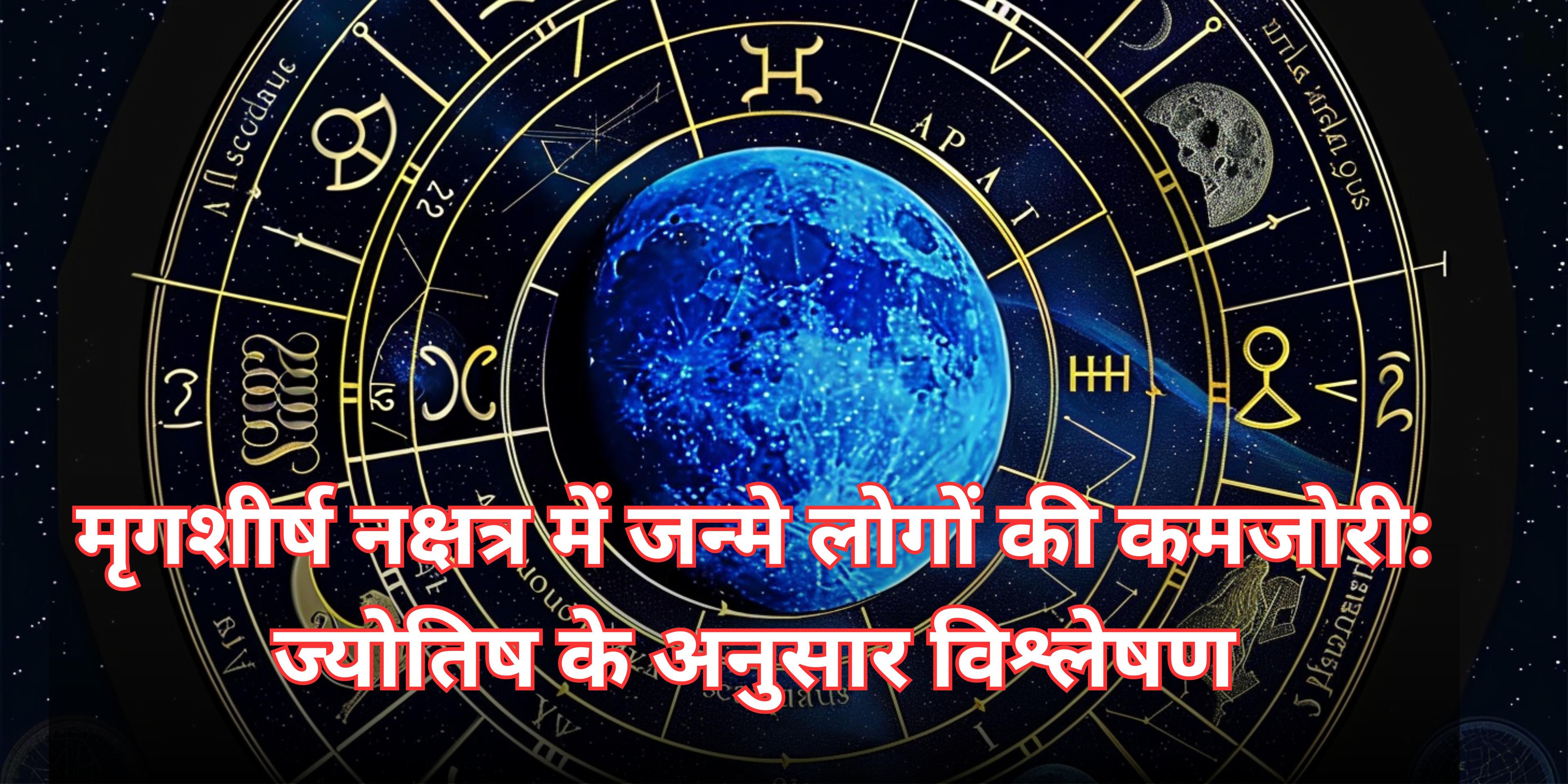 मृगशीर्ष नक्षत्र में जन्मे लोगों की कमजोरी का ज्योतिष विश्लेषण