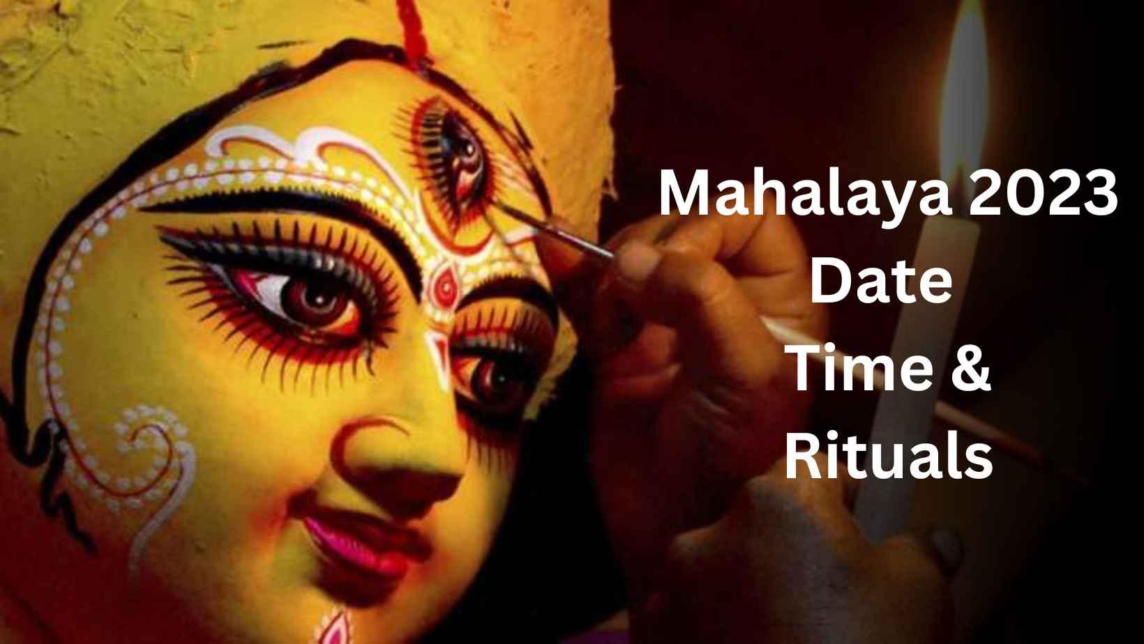 Mahalaya 2023 Date Time and Rituals 