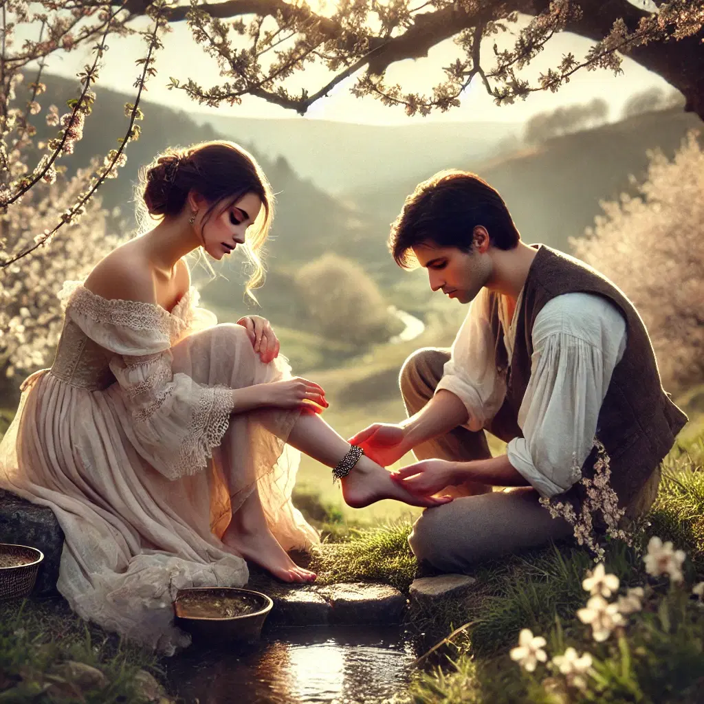 https://drive.gurucool.life/blogsImage/1721715918671.DALL·E-2024-07-23-11.05.01---A-serene-and-romantic-scene-featuring-a-couple-sitting-outdoors.-The-woman-is-wearing-a-traditional,-elegant-dress,-and-the-man-is-dressed-in-simple,-.webp