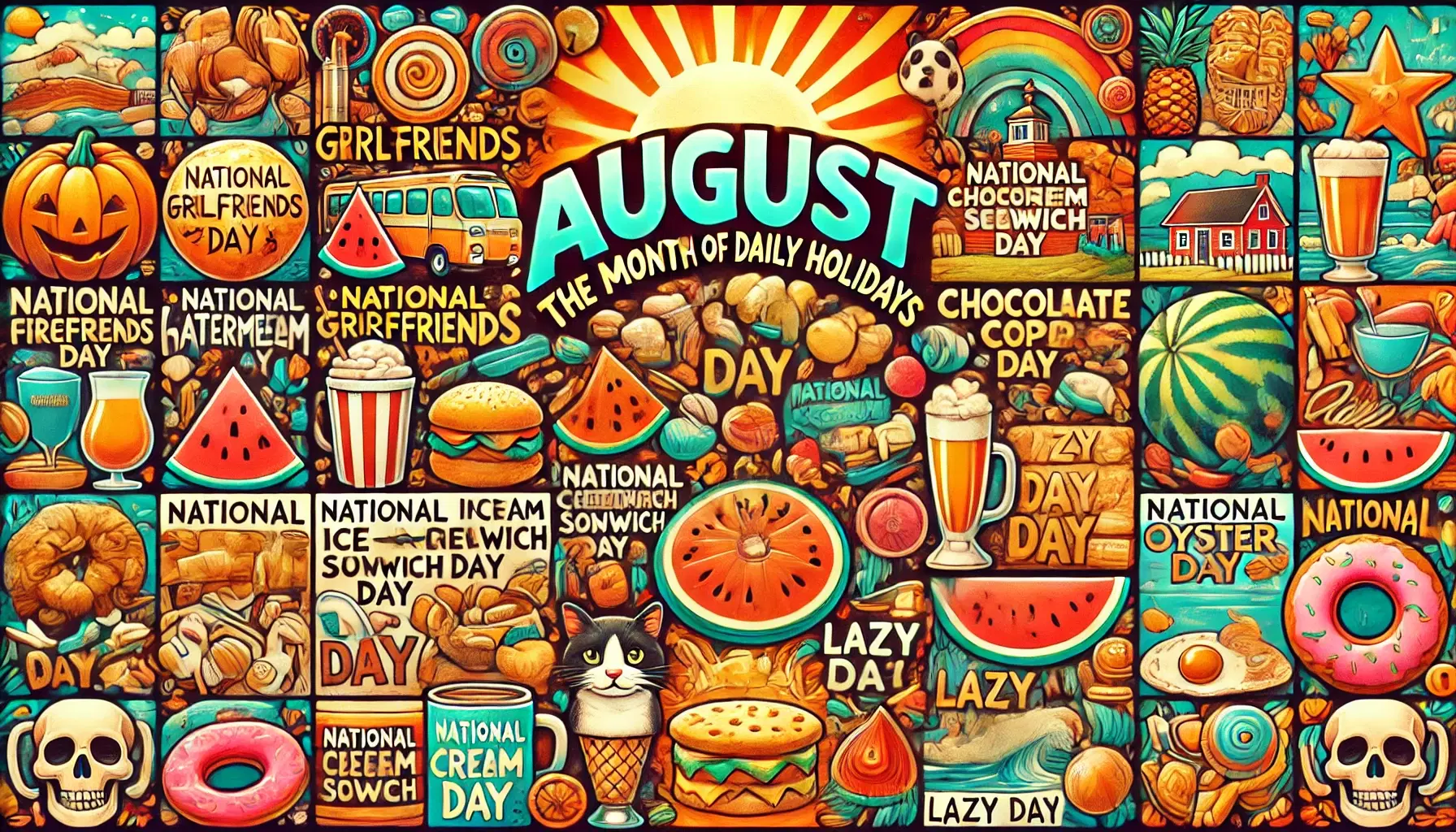 August festivities daily holiday celebrations
